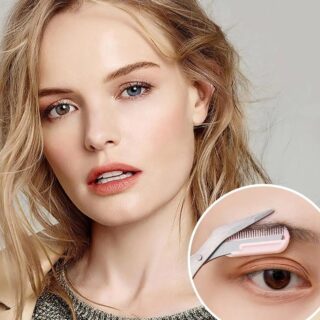 Eyebrow Scissors with Comb,